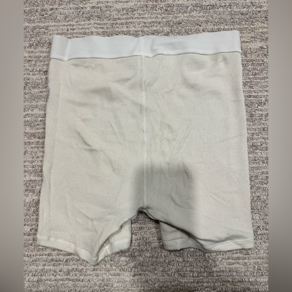 Skims Bone Cotton Rib Tank & Boy Short Set - Picture 6 of 11